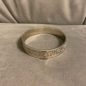 Coach silver bangle